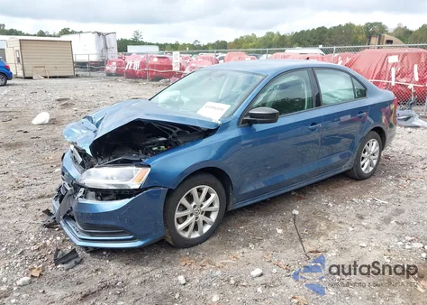 2015 Volkswagen Jetta 1.8T Se из США, поврежденный, VIN 3VWD17AJ5FM231865